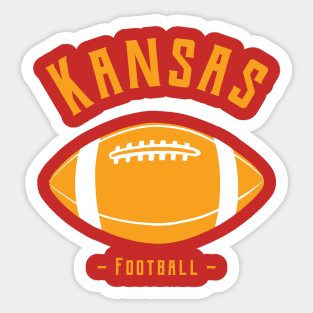 Kansas City Football Sticker